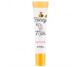 Honey & Milk Lip Scrub Скраб для губ с экстрактом меда и молочными протеинами, 15 гр
